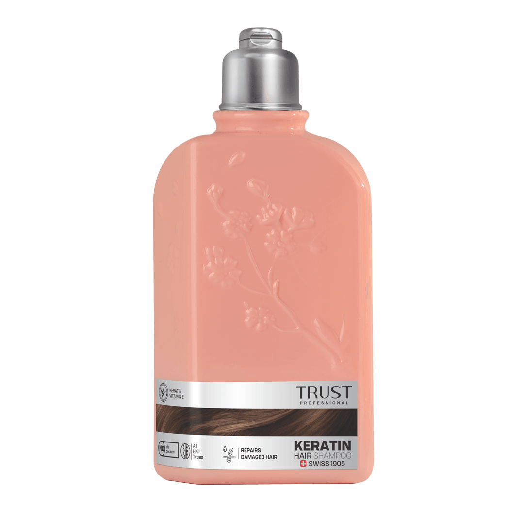 شامپو سر کراتین تثبیت رنگ مو مناسب انواع مو 250میلی لیتر