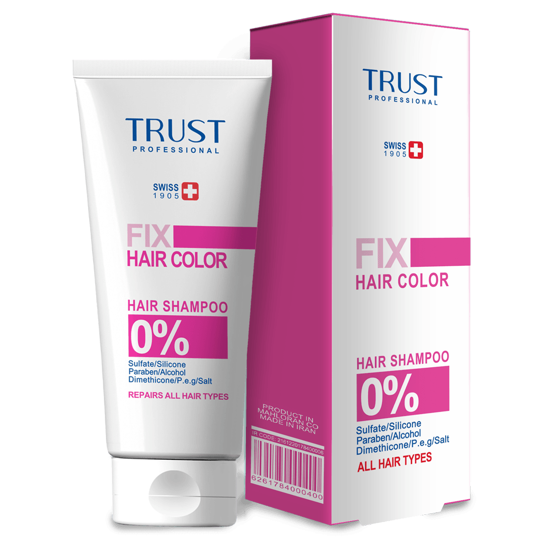 شامپو تخصصی تثبیت رنگ و ترمیم موحفظ و تثبیت رنگ و درخشندگی مو