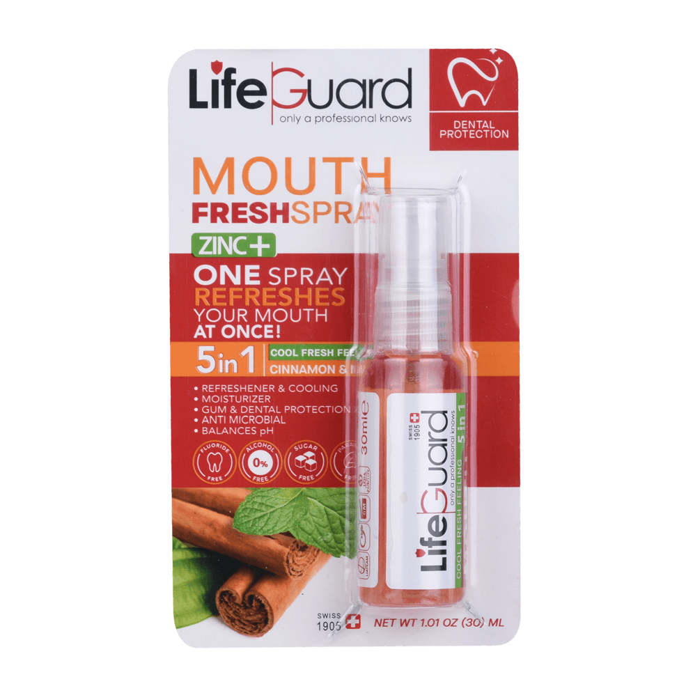 اسپری خوشبوکننده دهان لایف گارد با طعم دارچین و نعناع 30 میل